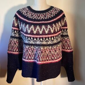 Sleeping on Snow FairIsle Poncho